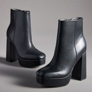 NWT Anthropologie BC Footwear Nobody But Boots in Black